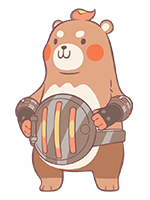Cinderbear portrait