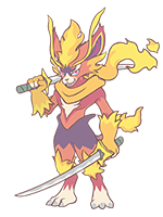 Flamblades portrait