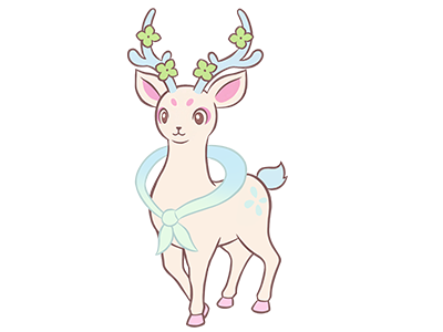 Hexdeer portrait